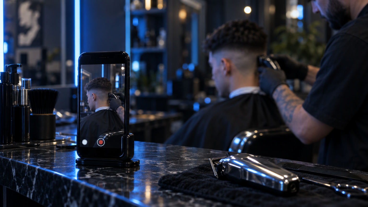 AI Edited Barber Clip