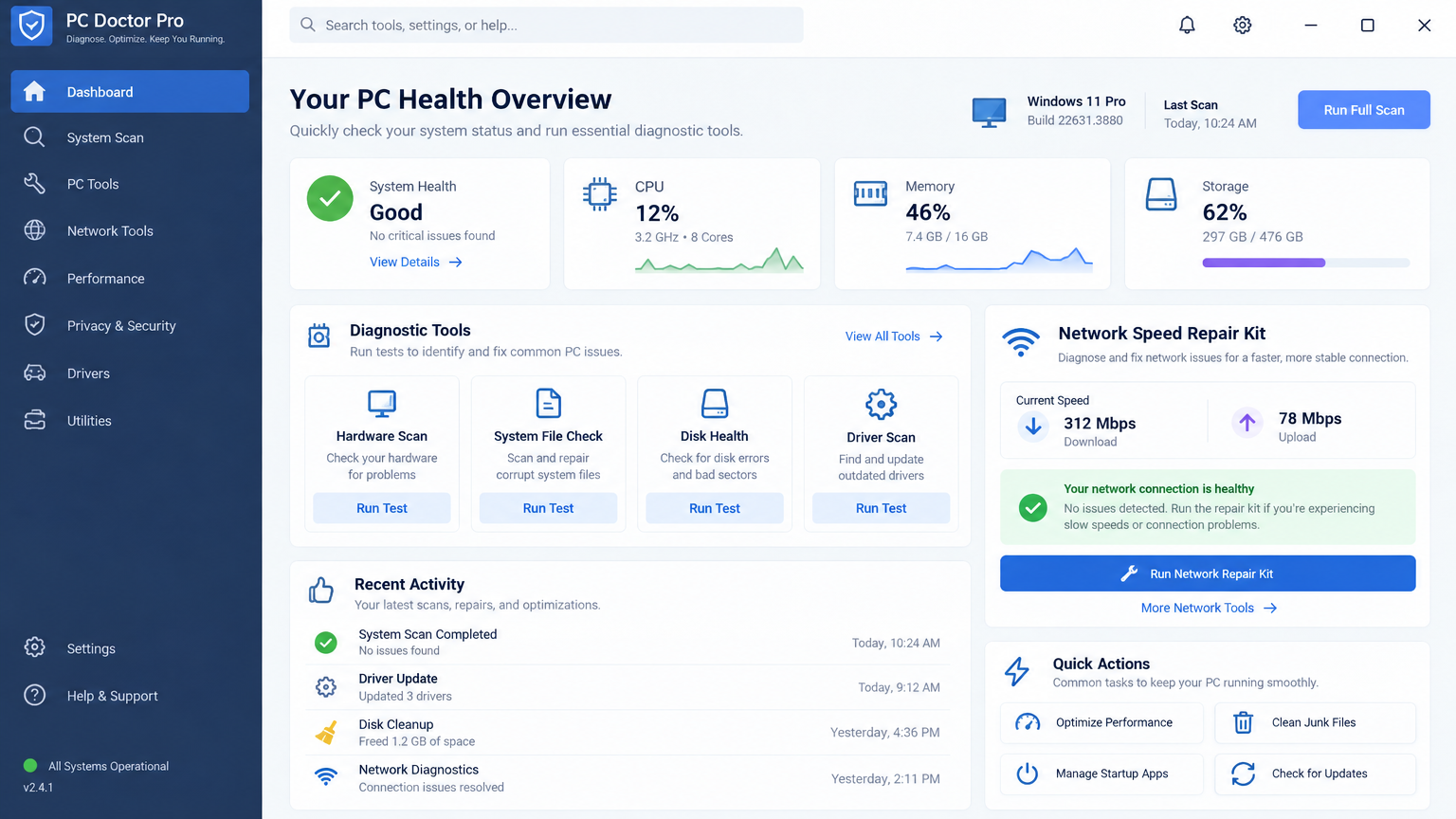 Ultimate PC Care & Diagnostic Suite