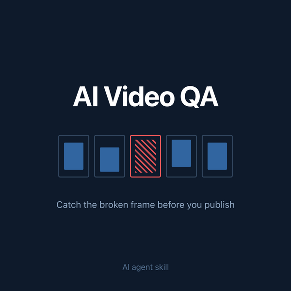 AI Video QA: Ship Checks for Generated Video
