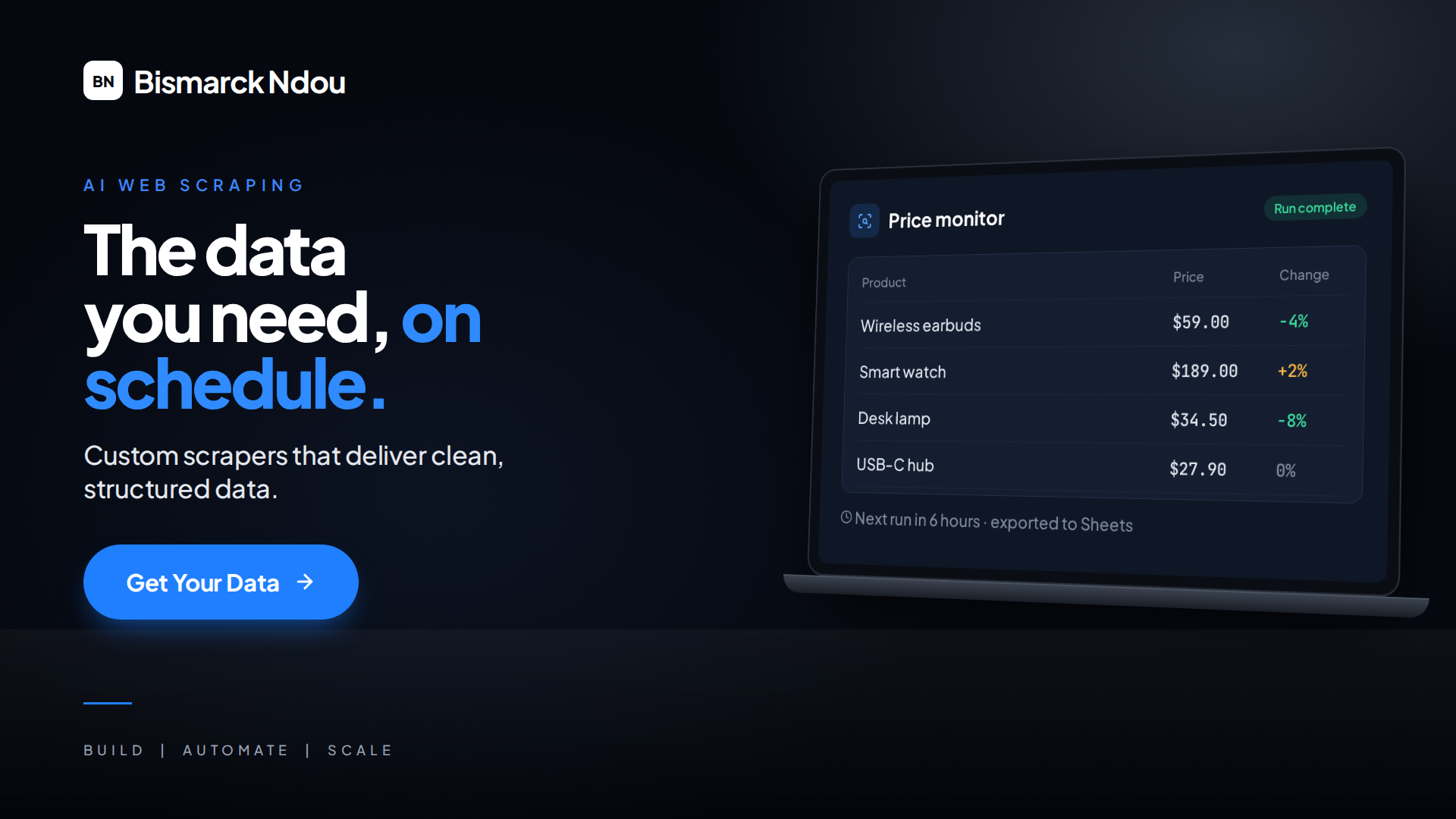 AI Powered Web Scraper