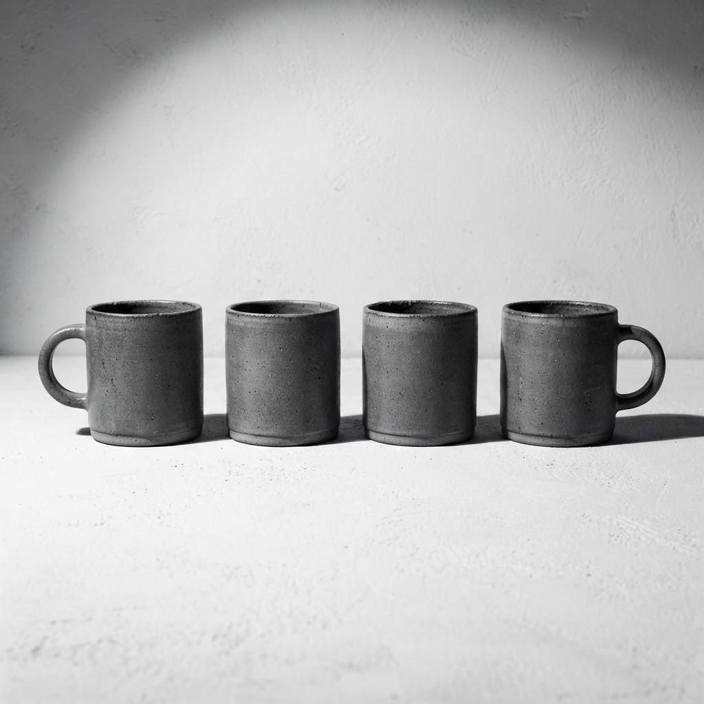 Ceramic Mug Set — 4 Piece
