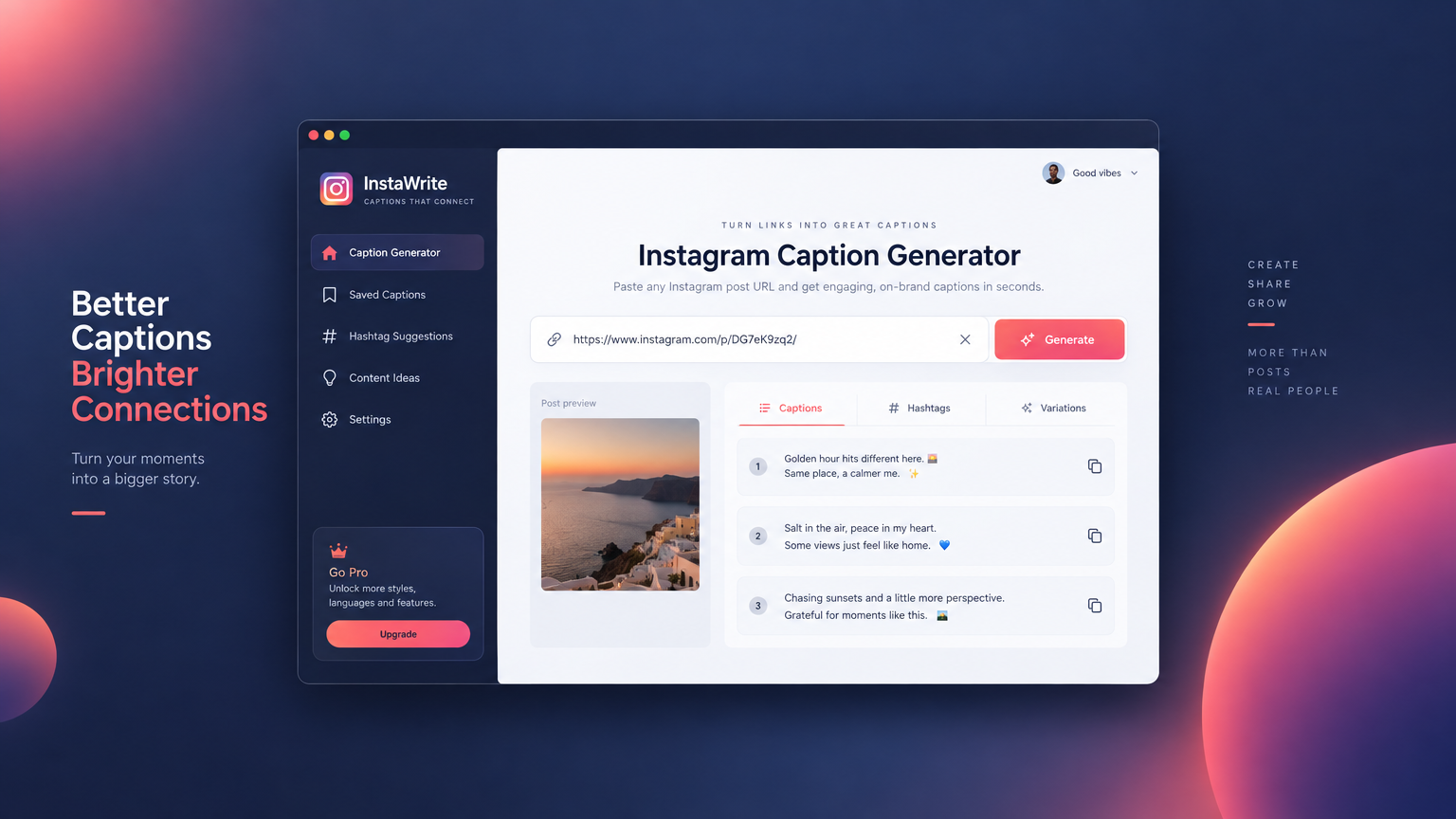 Instagram Caption Generator