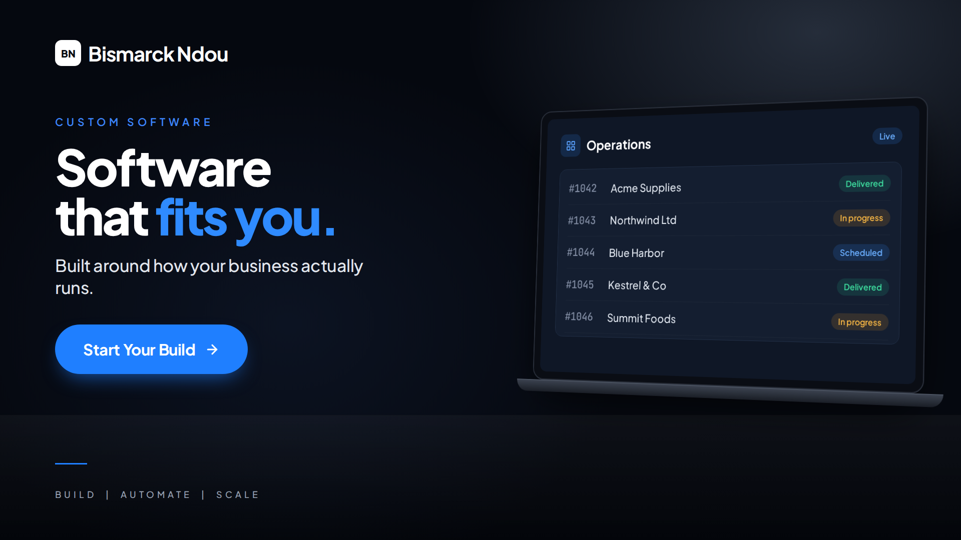 Custom Software Development