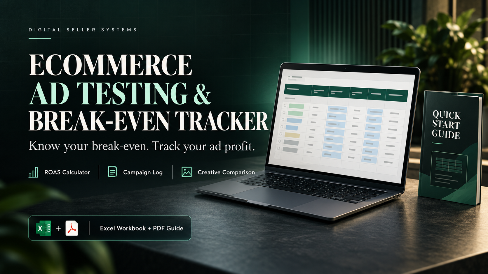Ecommerce Ad Testing & Break-Even Tracker