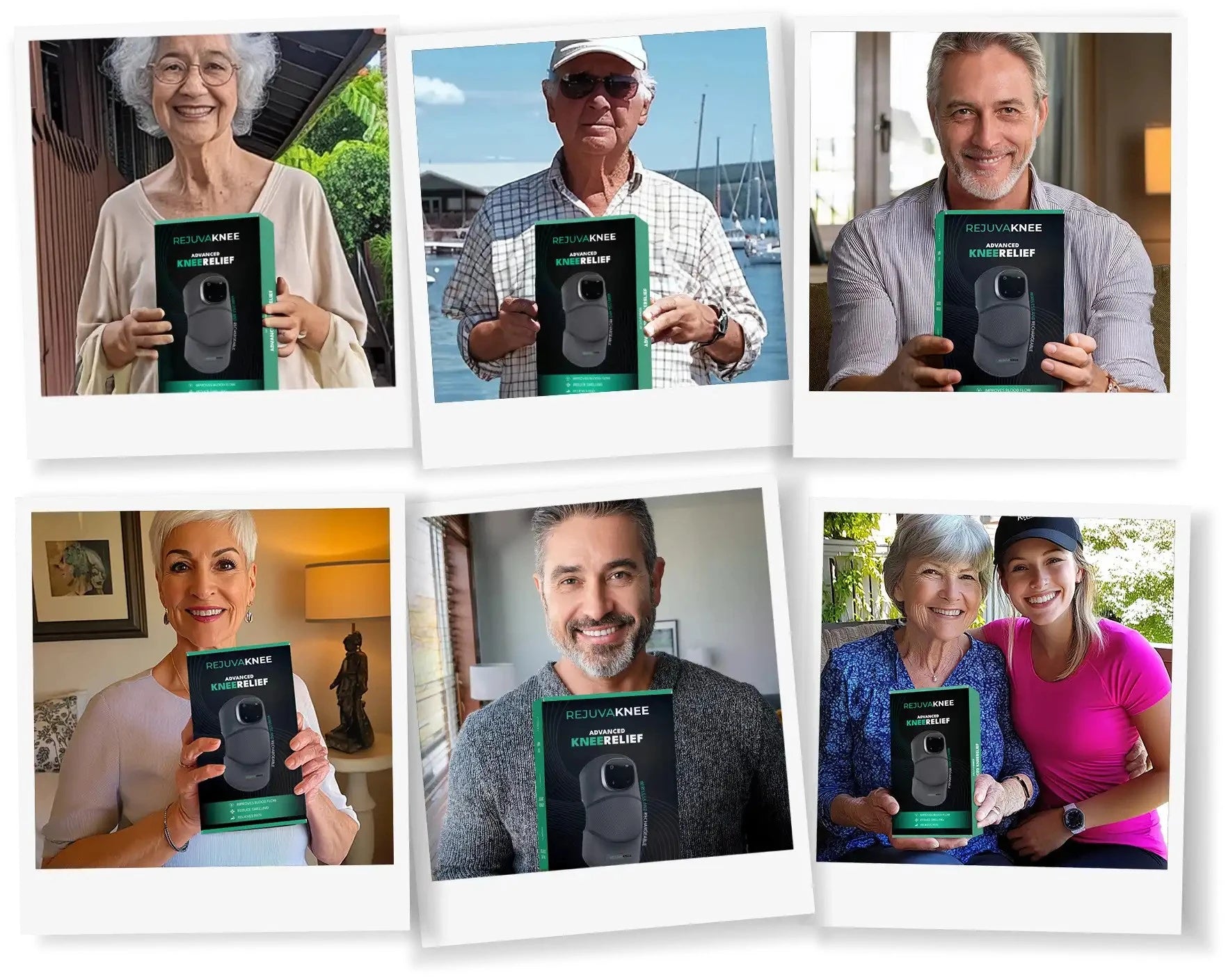 Happy customers with RejuvaKnee products