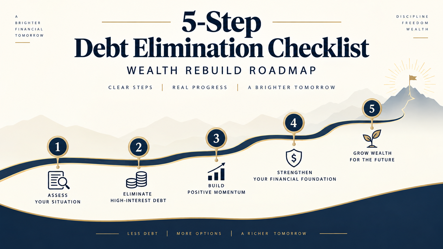 Free Starter Guide: 5-Step Debt Elimination Checklist