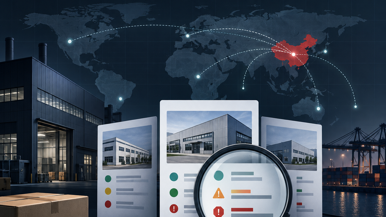 China Supplier Shortlist & Sourcing Risk Scan