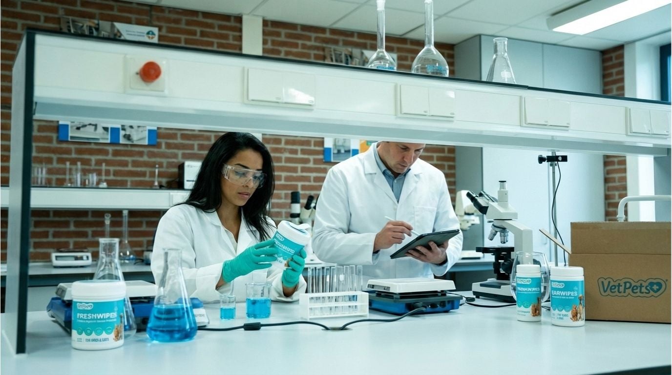 Veterinarian lab
