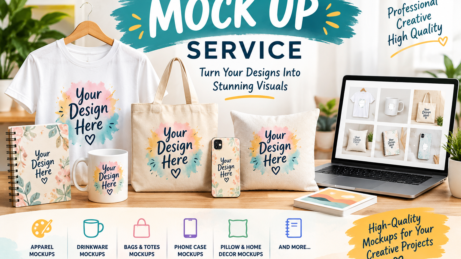 Custom Product Mockups Service