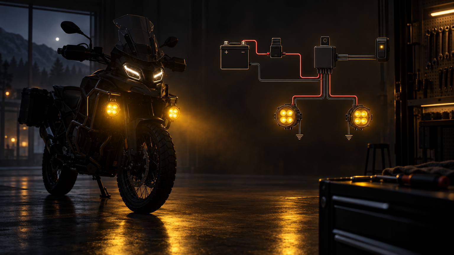 Motorcycle Auxiliary Wiring & Mod Blueprint