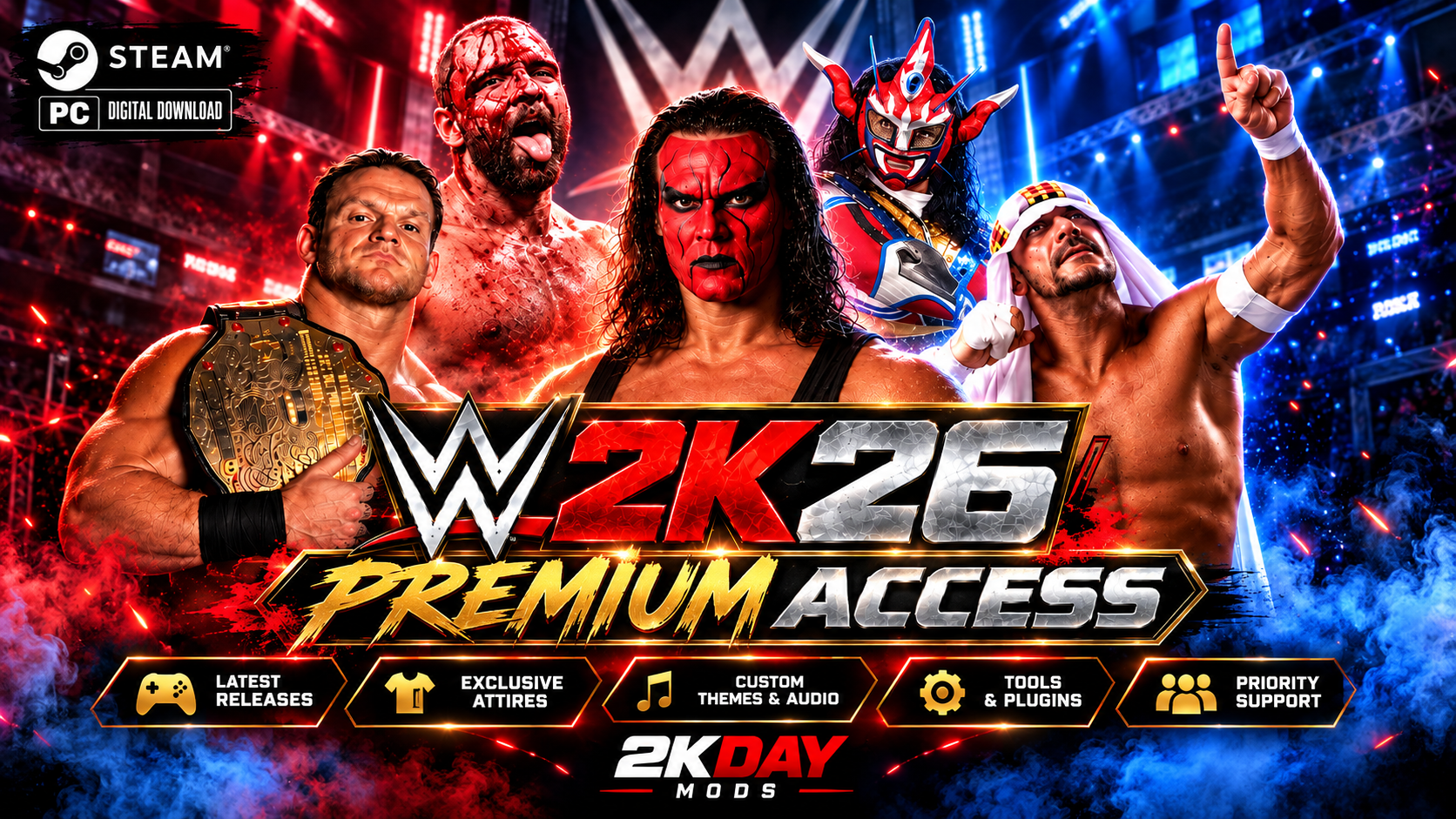 WWE 2K26 Mods: Premium Access