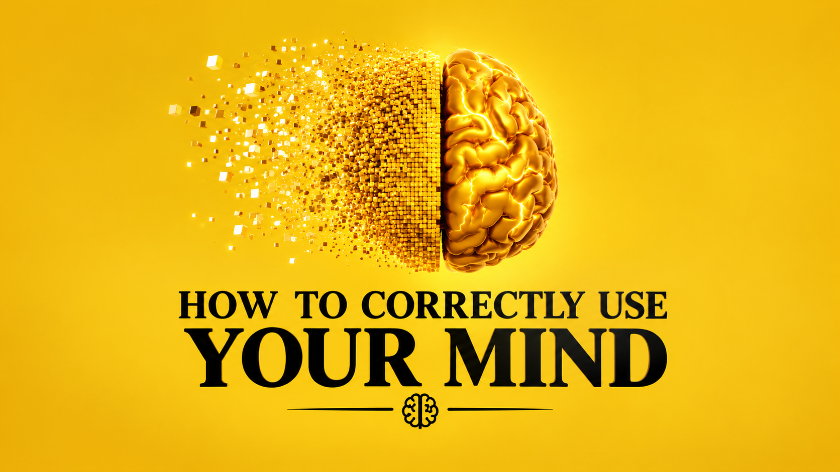 How to Correctly Use Your Mind