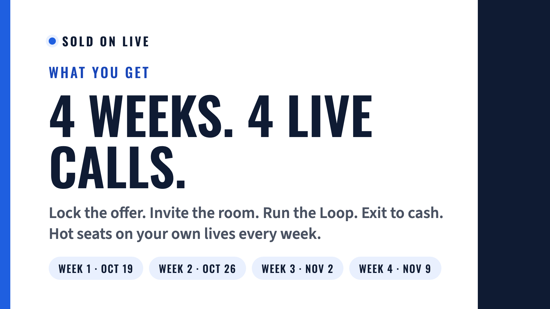 Sold On Live