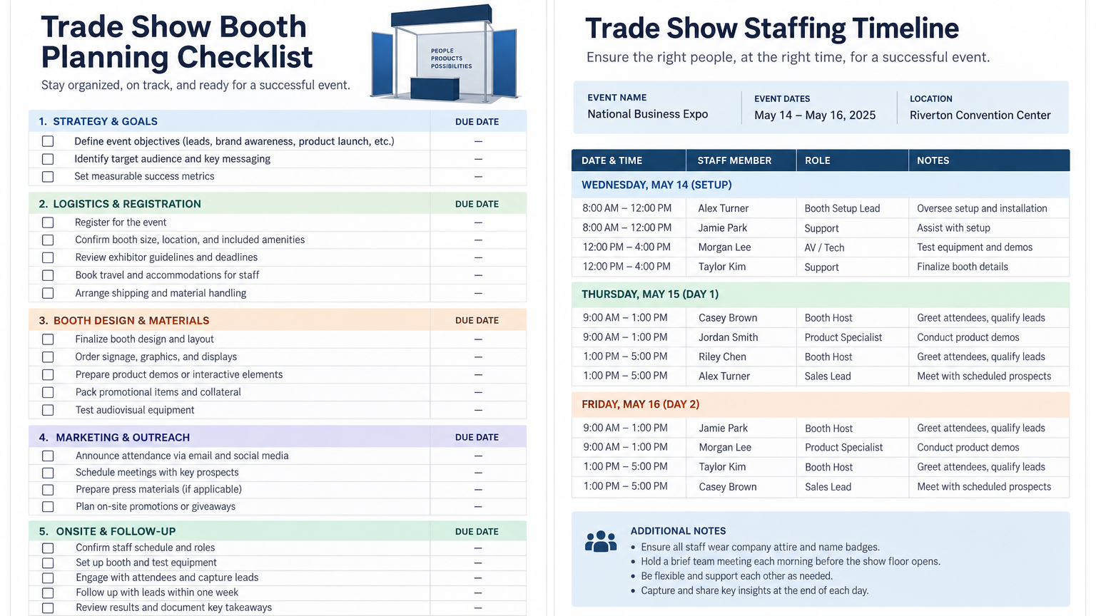 Trade Show Booth Master Kit