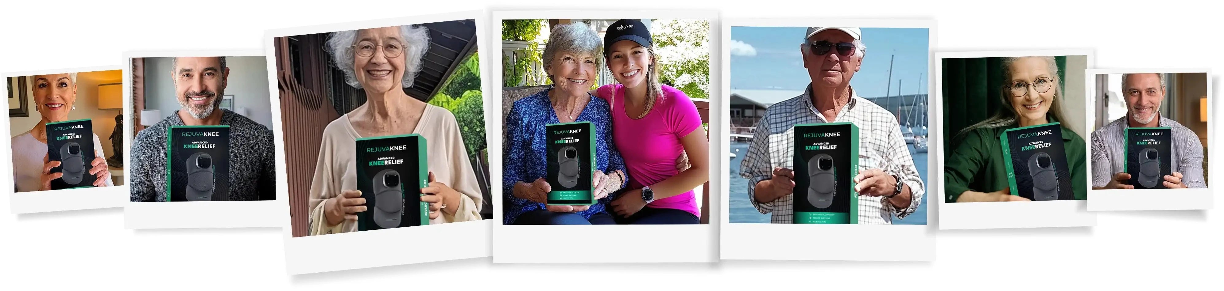 Happy customers with RejuvaKnee products