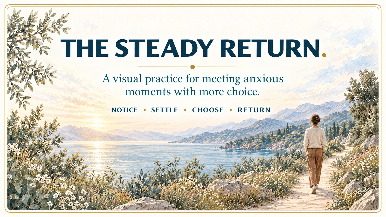 The Steady Return: A Practical Anxiety Self-Reflection Guide