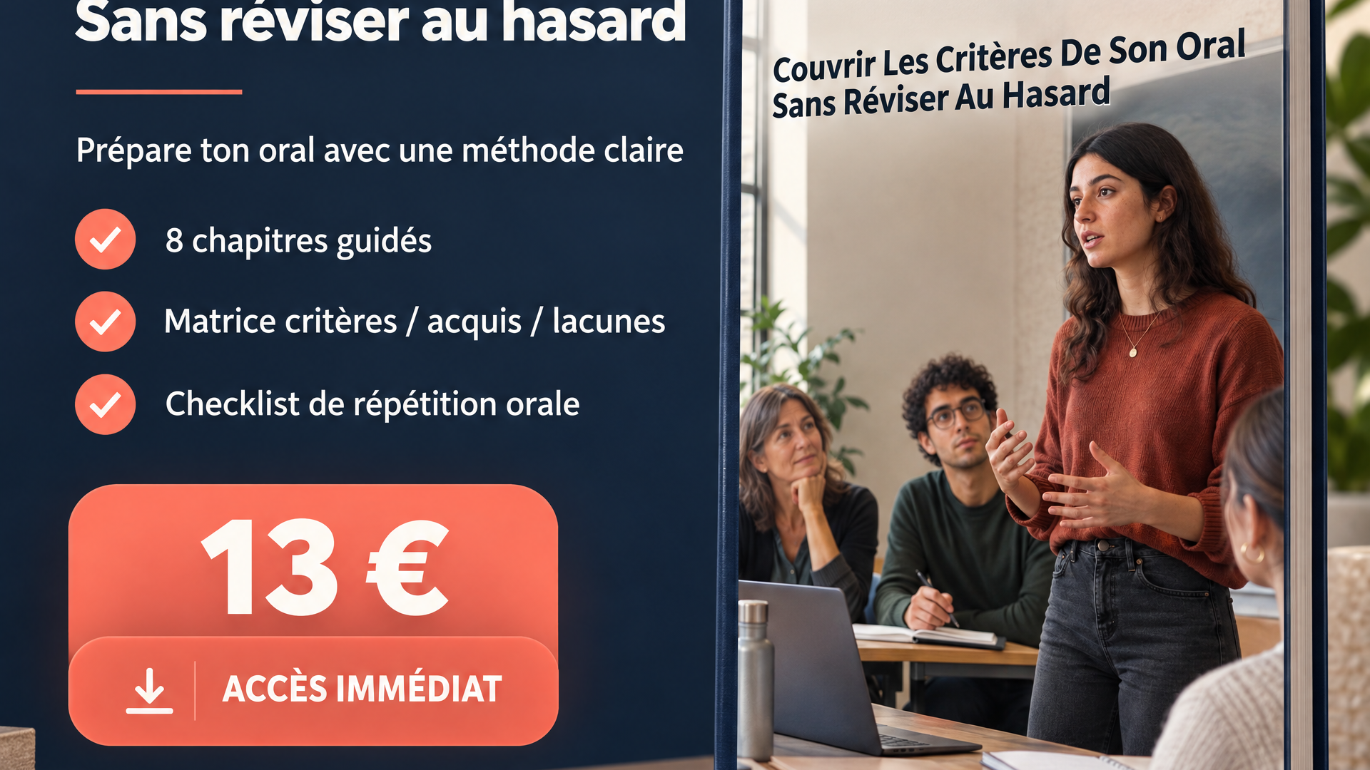 Couvrir les critères de son oral sans réviser au hasard