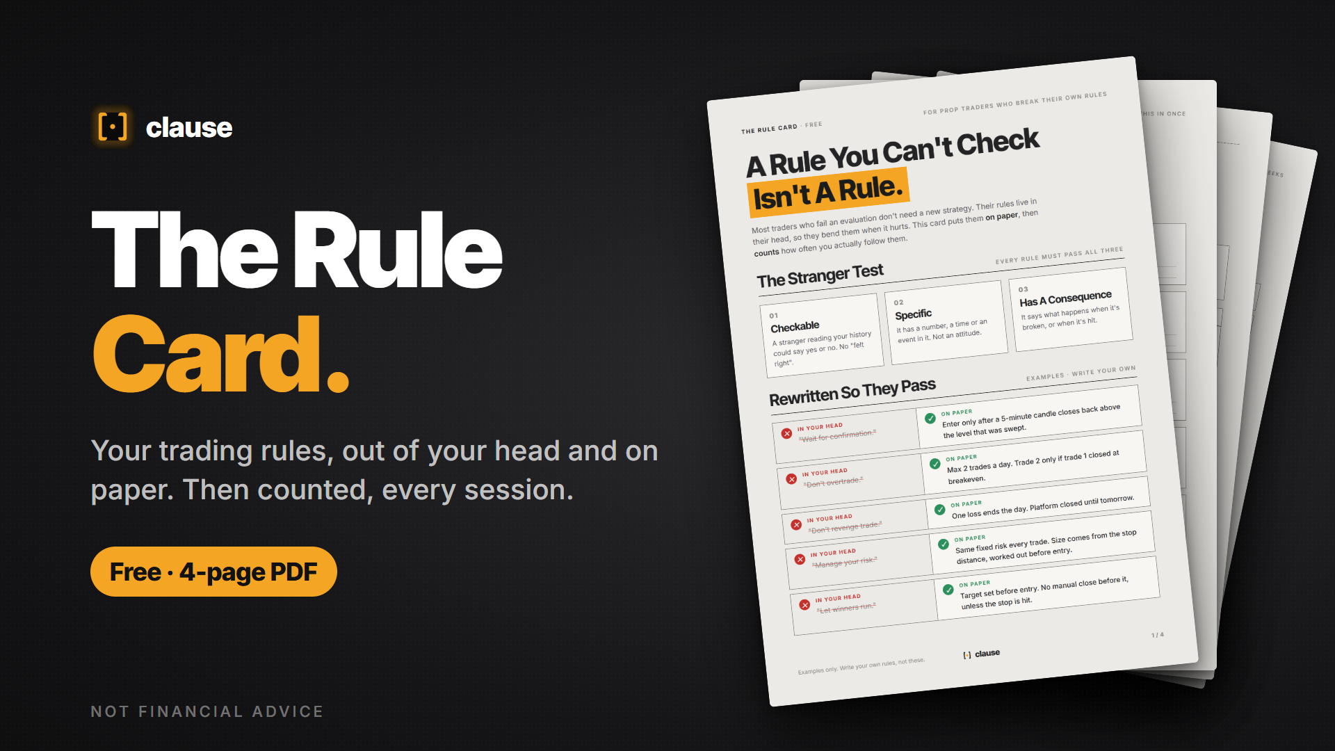 The Rule Card