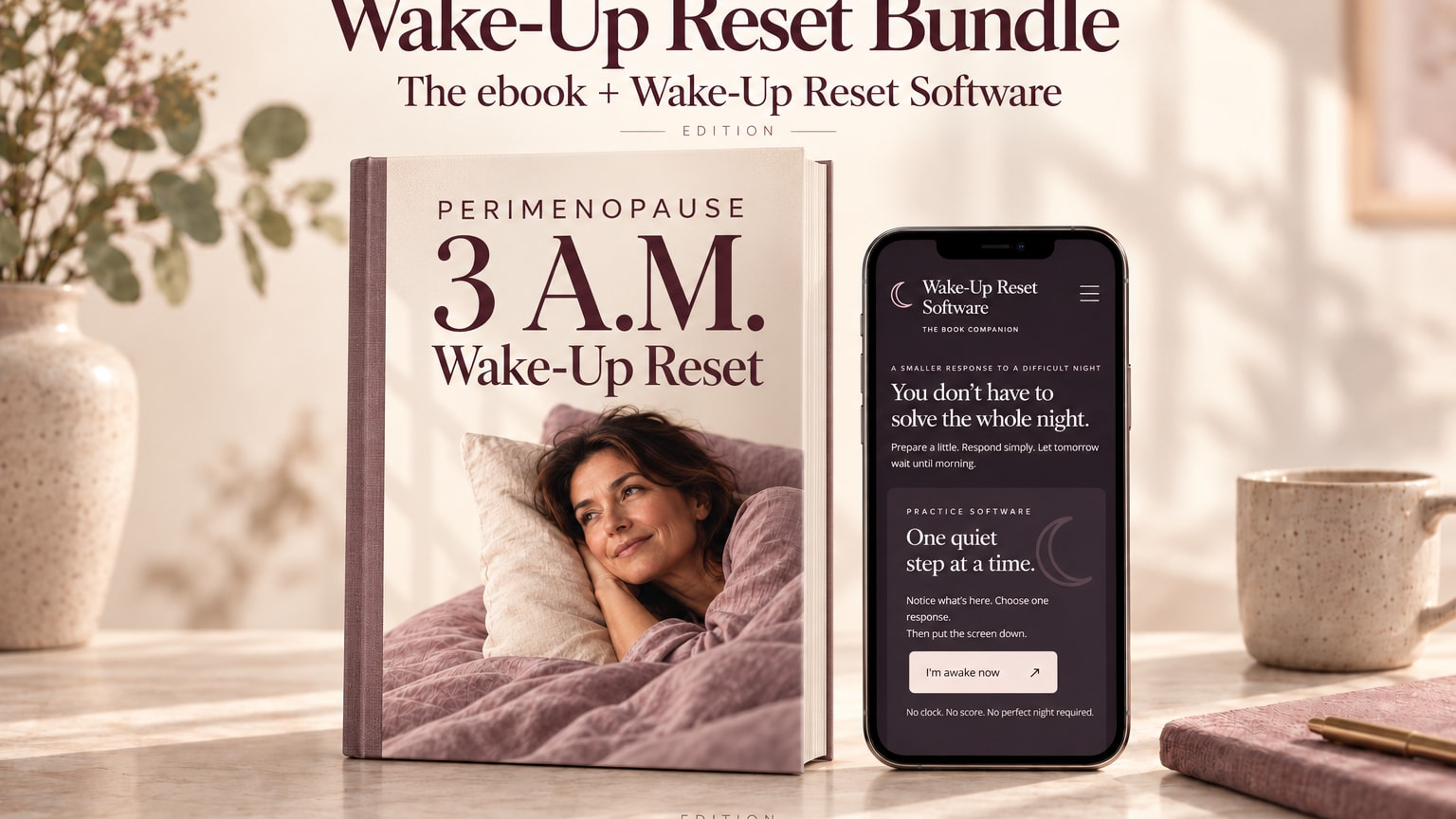 Perimenopause Wake-Up Reset — Ebook + Software