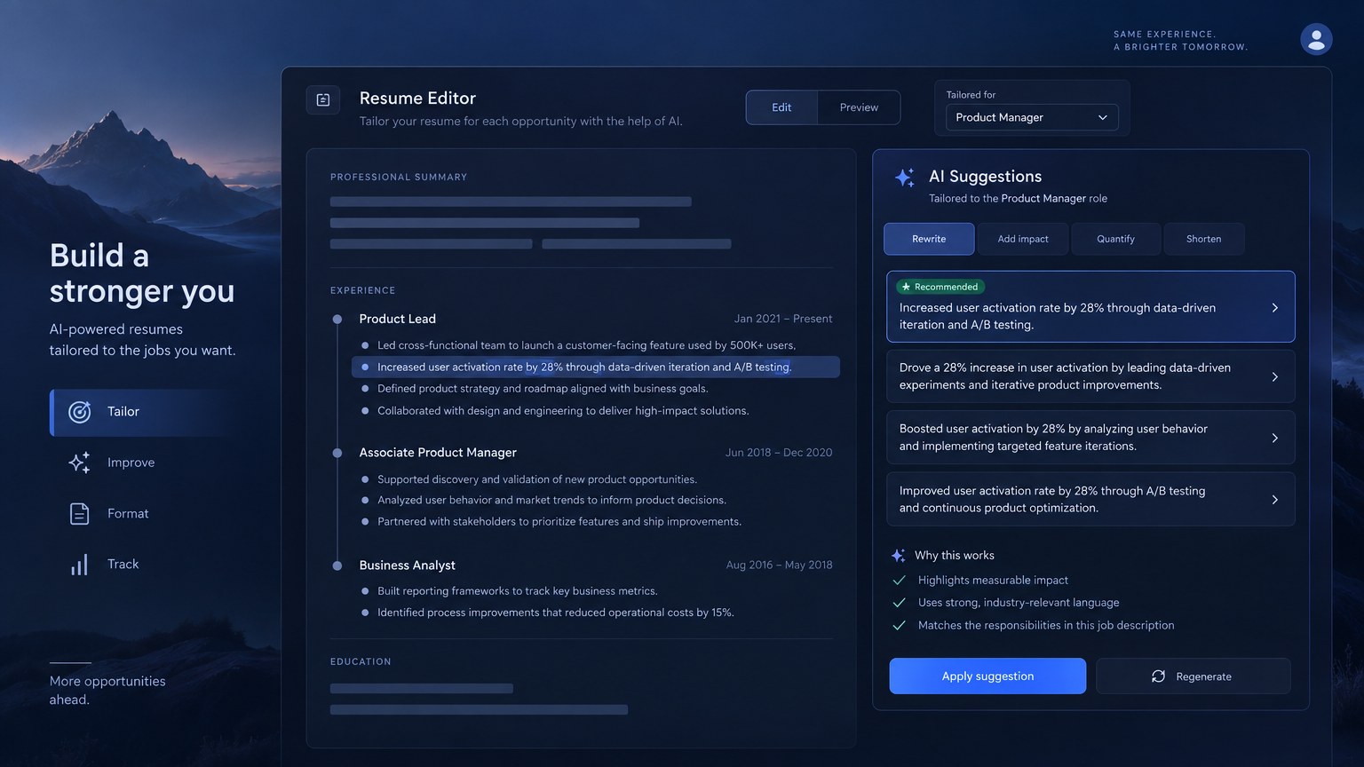 ChangeMyCV