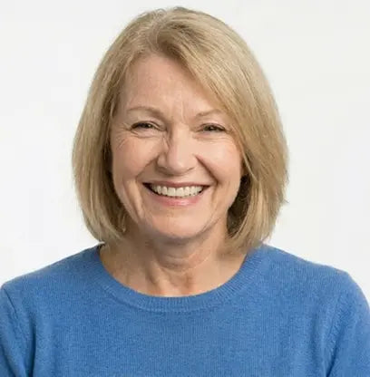 Woman with happy face