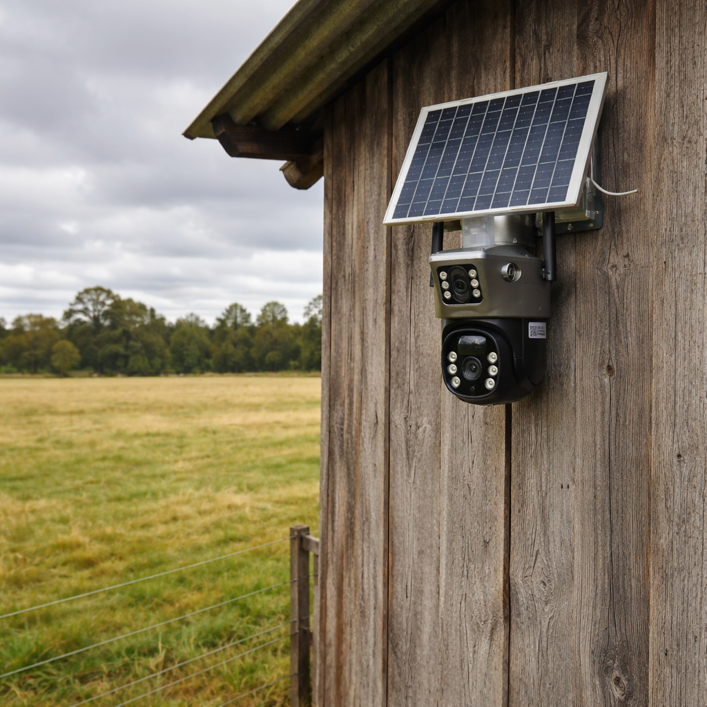 The Guardian solar security camera