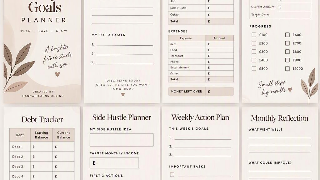 Money & Goals Planner