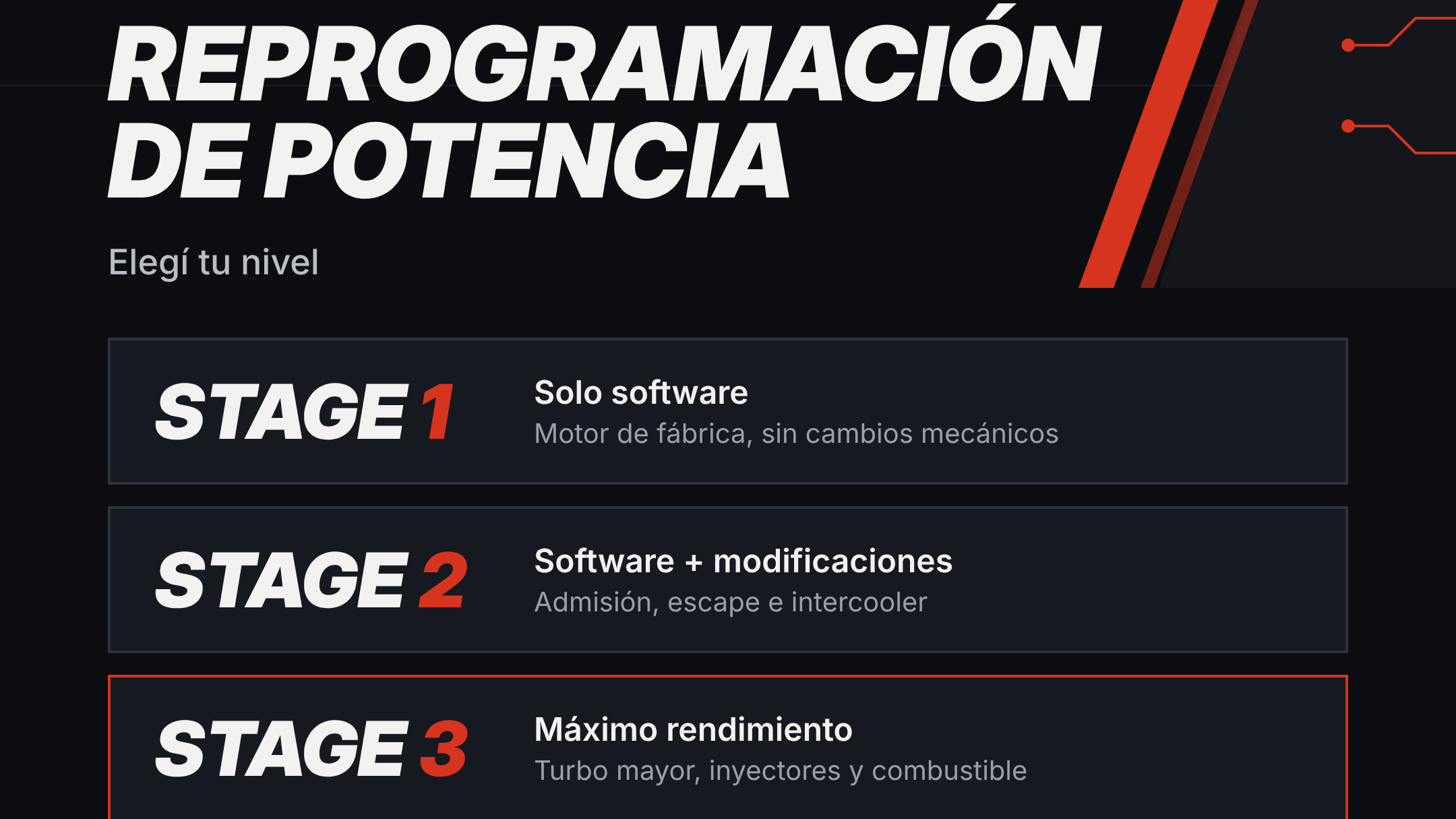 Engine Power Reprogramming: Stage 1, 2 & 3