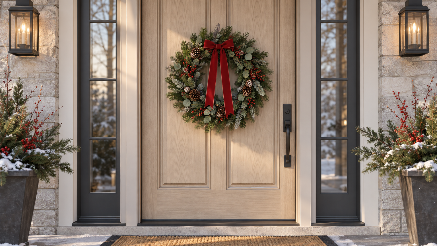 Winter Pine Wreath
