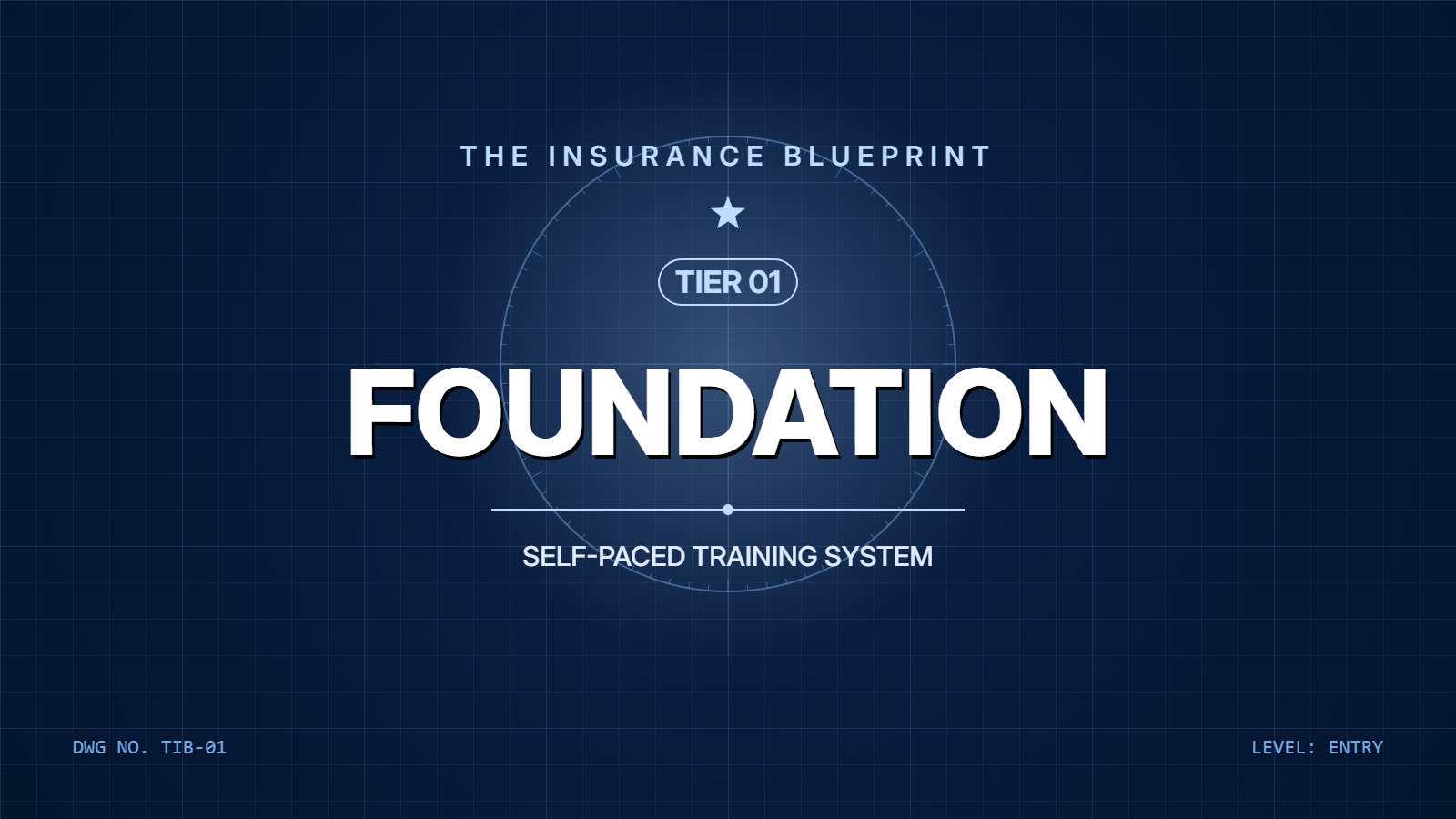 The Insurance Blueprint: Tier 1 · Foundation