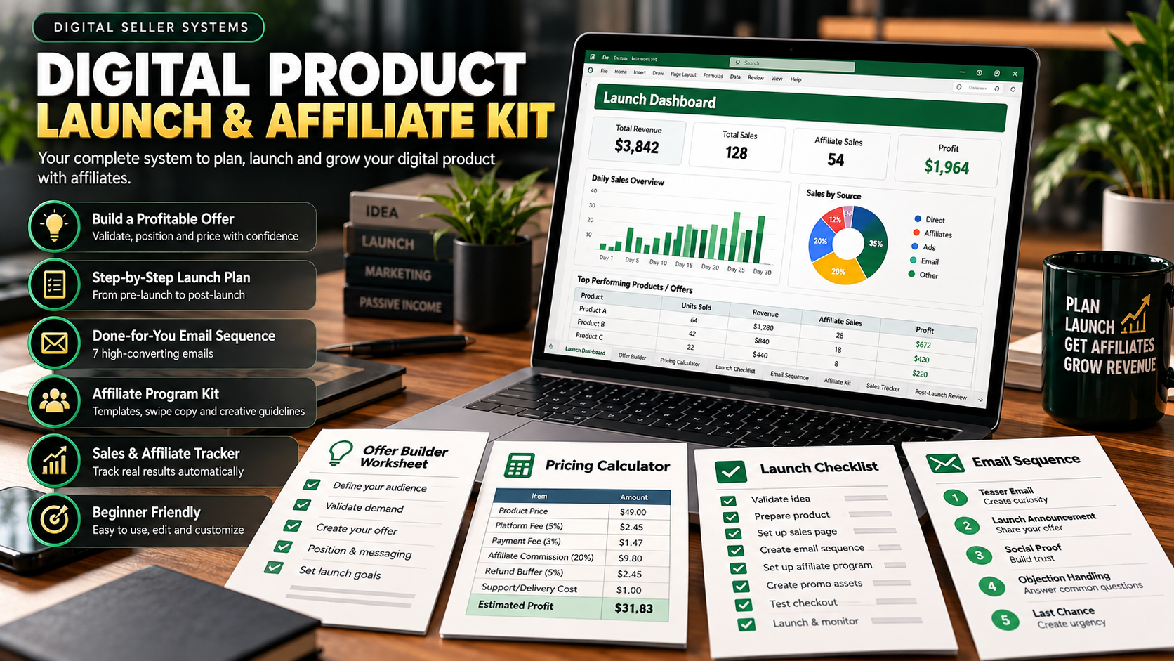 Digital Product Launch & Affiliate Kit