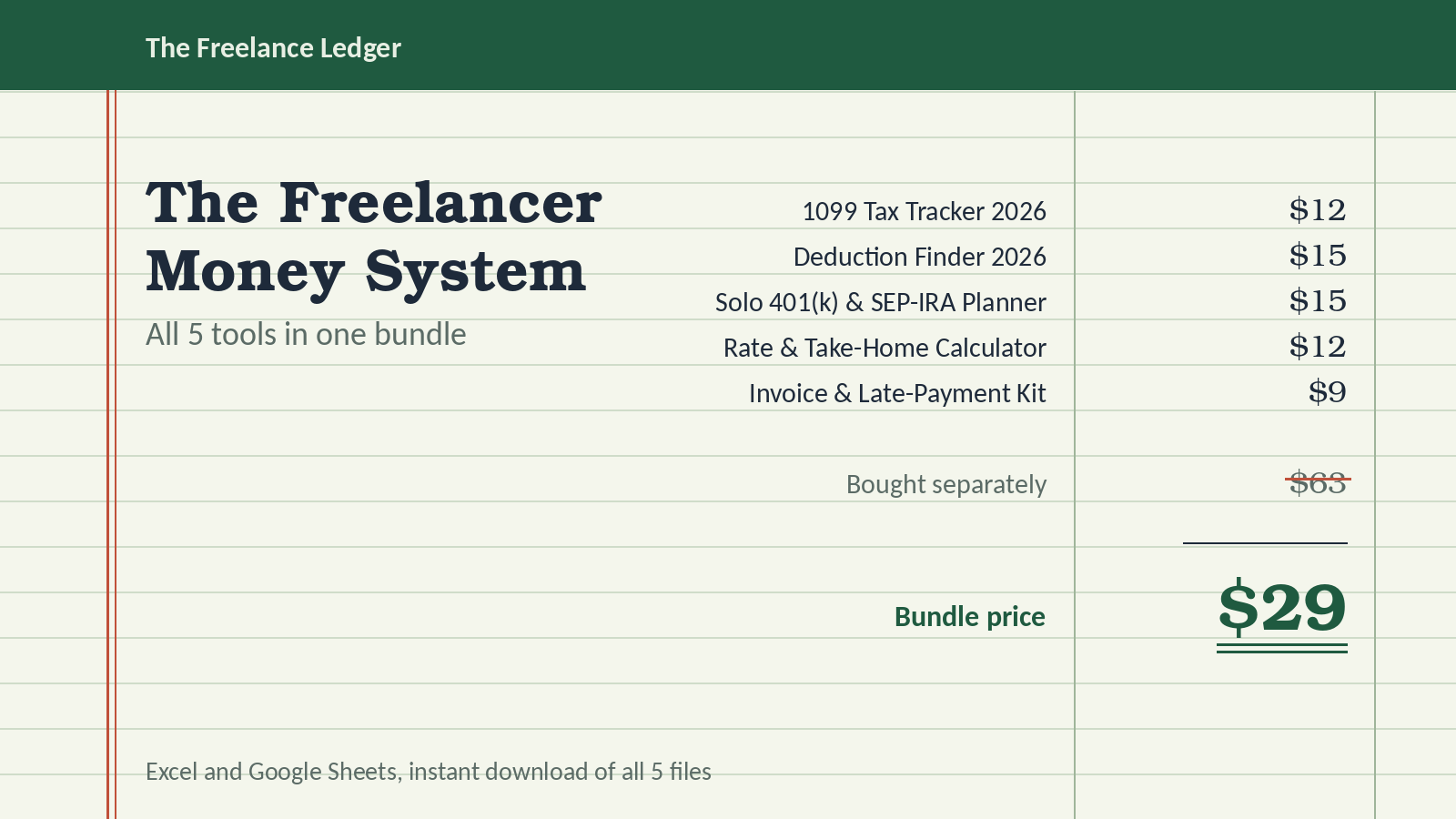 The Freelancer Money System (Bundle)