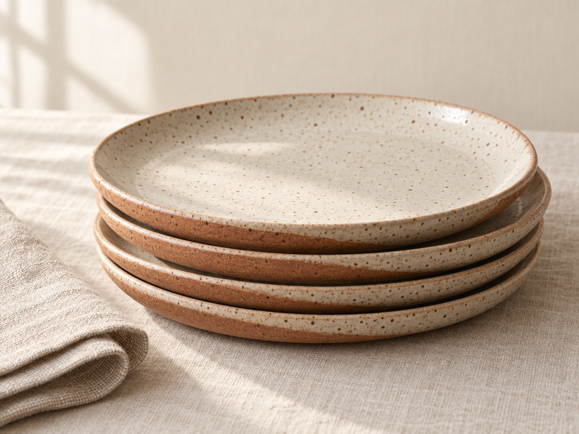 Stoneware Dinner Plate Set