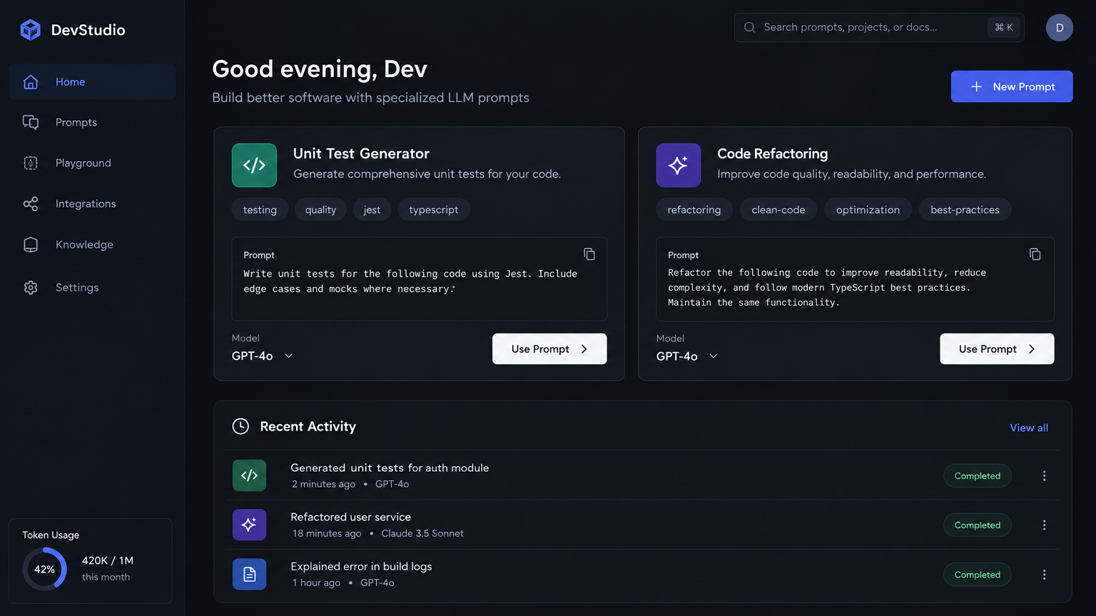 The Developer Prompt & Syntax Playbook