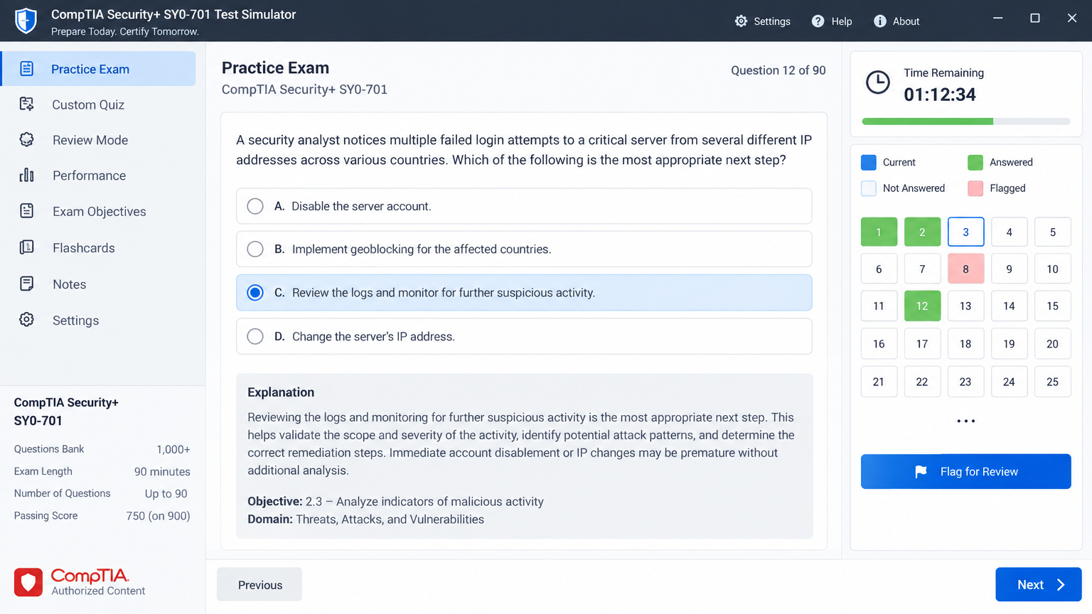 Security+ SY0-701 LMS (Local Download)