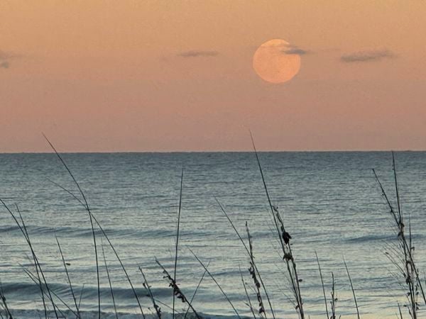 Moonrise Over Atlantic