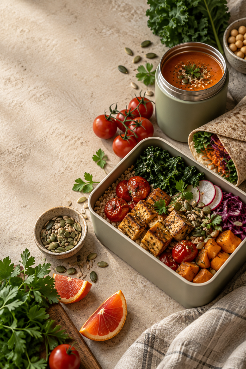 New Vegan Work Lunches: Iron-Rich Variety Beyond Cold Lentils