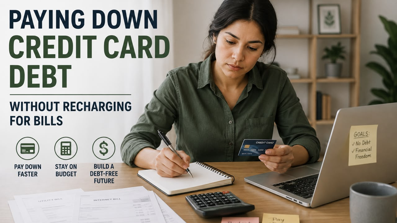 Paying Down Credit Card Debt Without Recharging for Bills