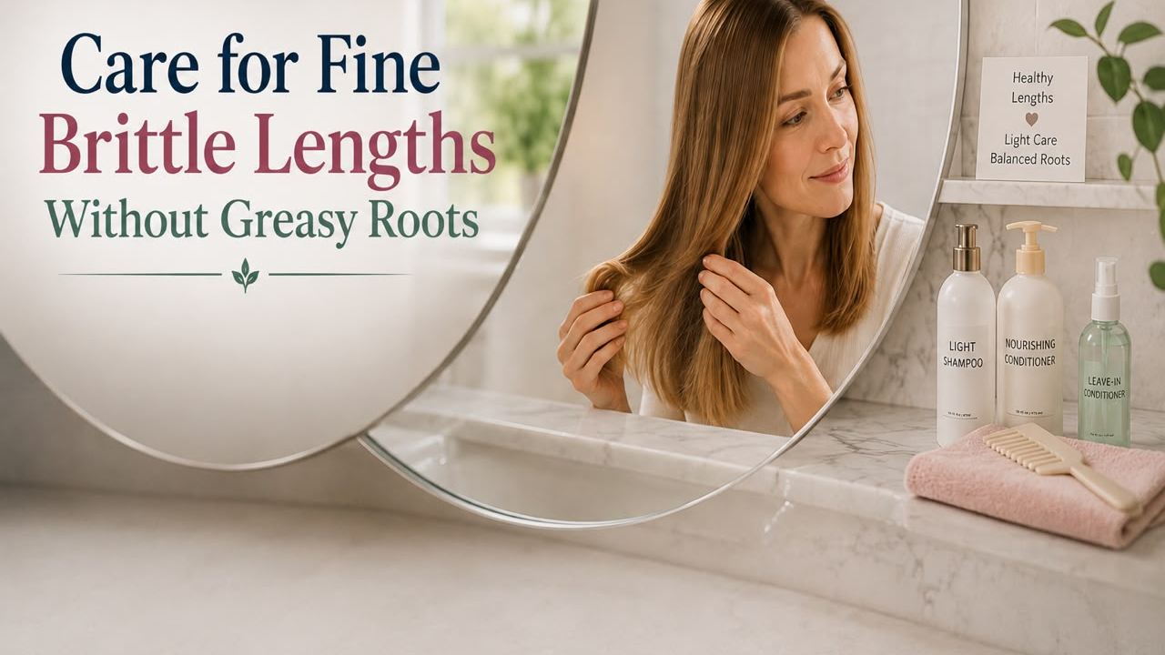Care for Fine Brittle Lengths Without Greasy Roots