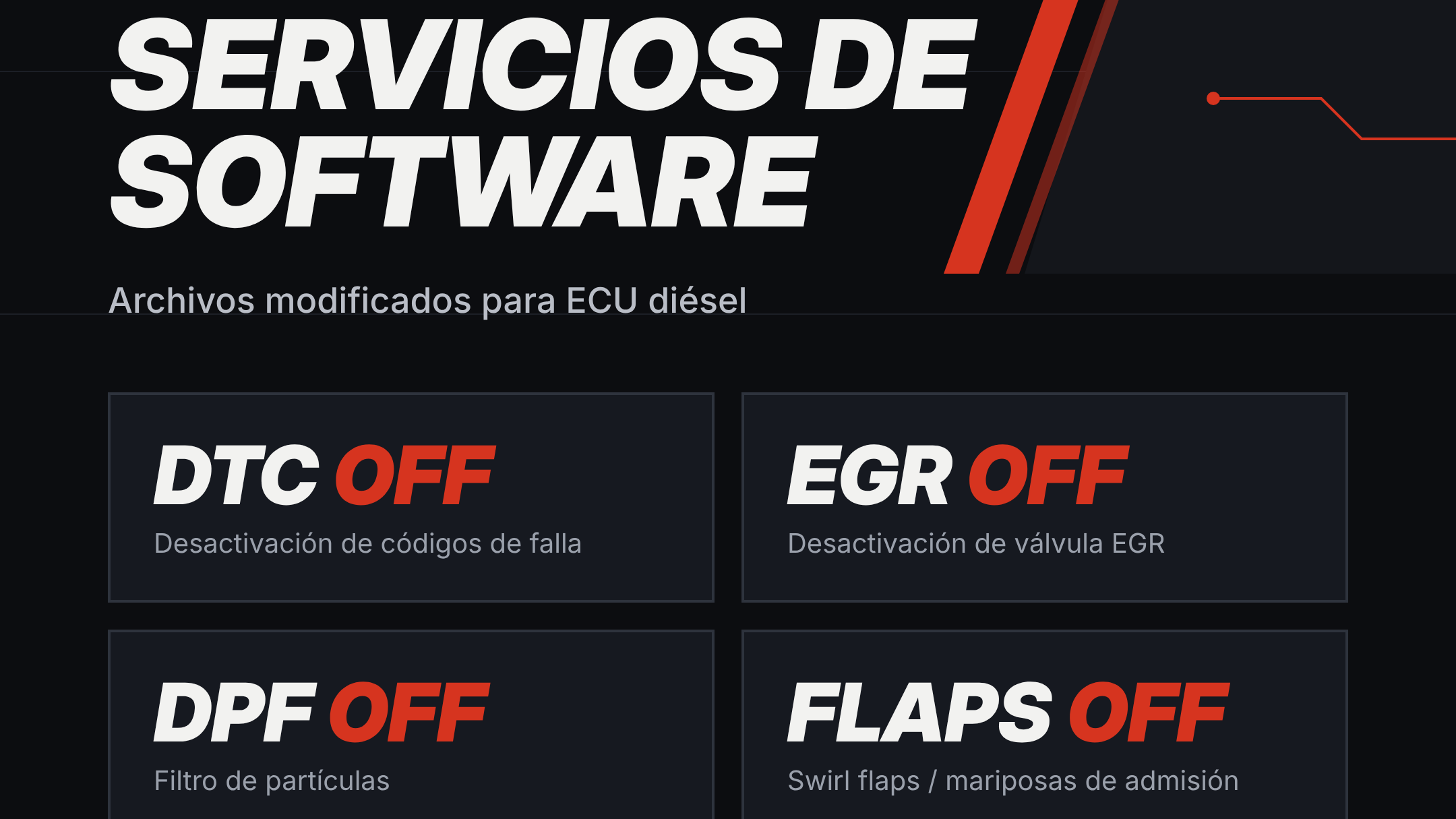 Diesel ECU Tuning Service