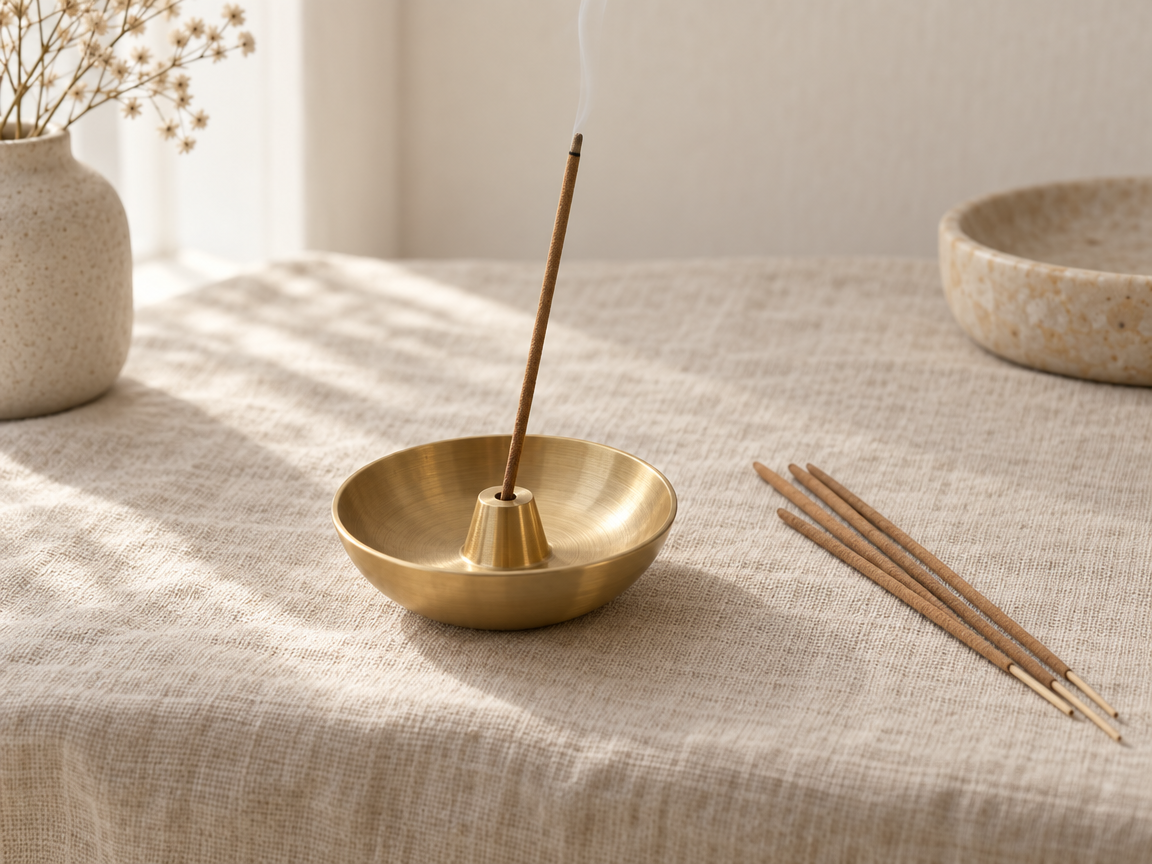 Brass Incense Holder