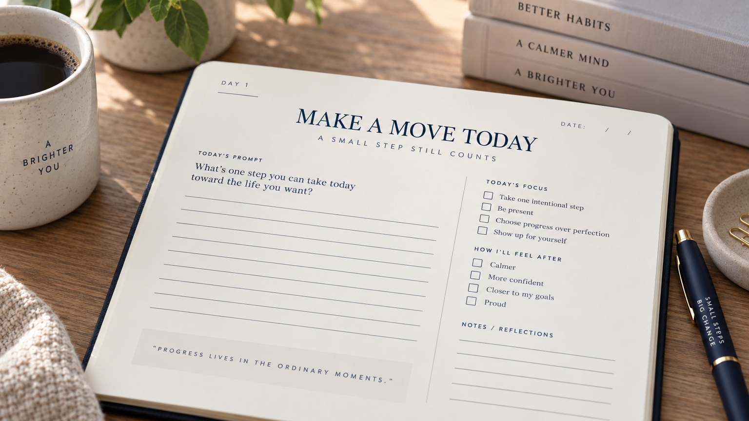 MAKE A MOVE TODAY. Workbook