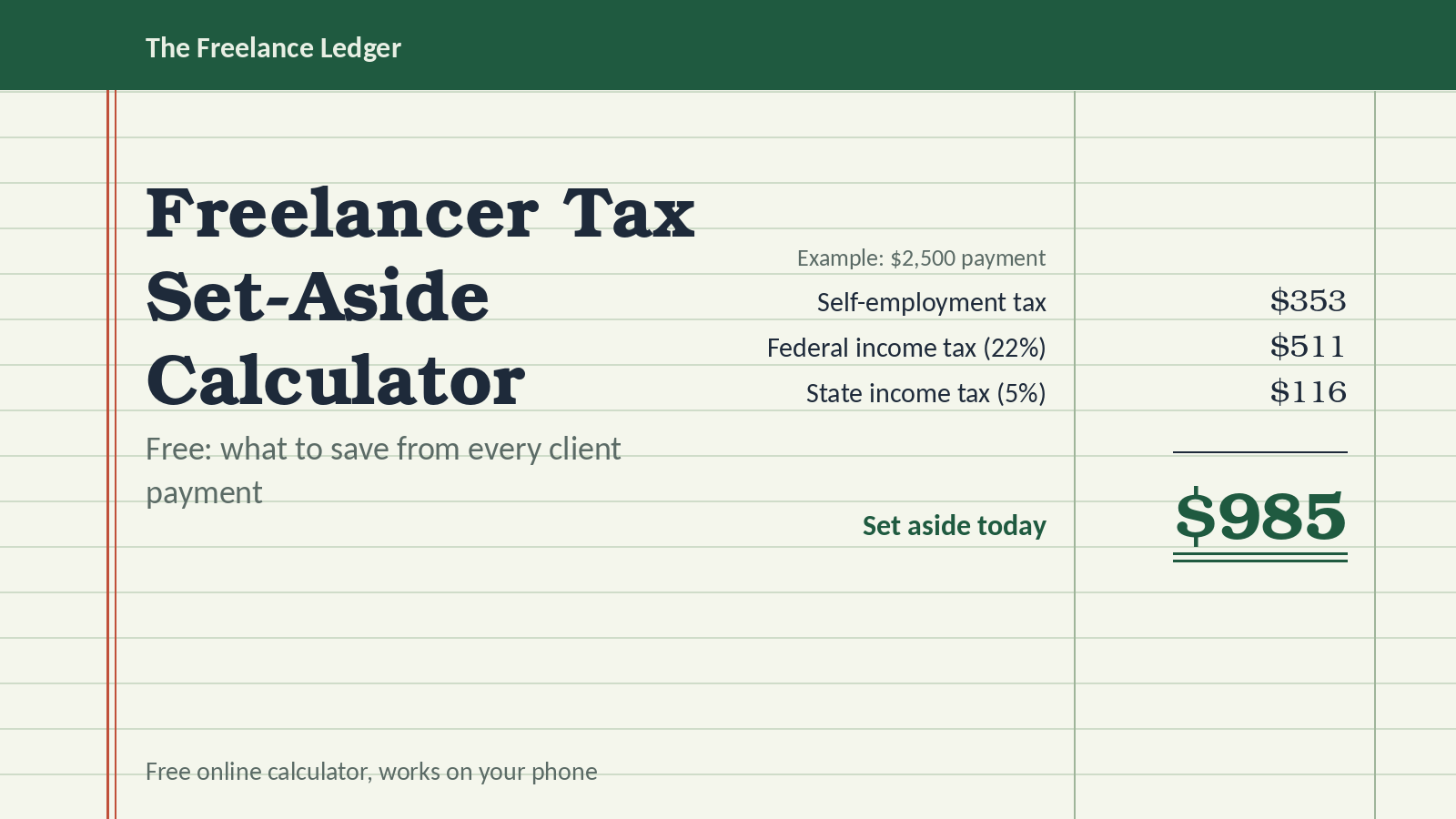 Freelancer Deduction Finder 2026