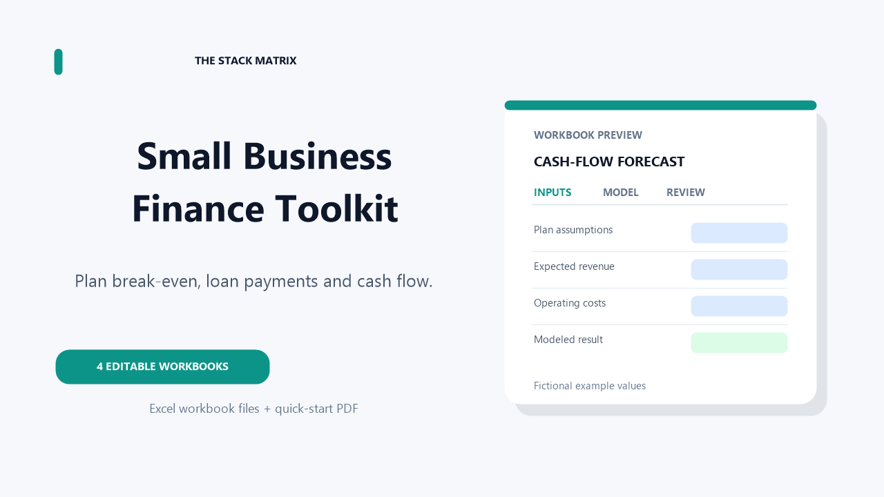 Small Business Finance Toolkit