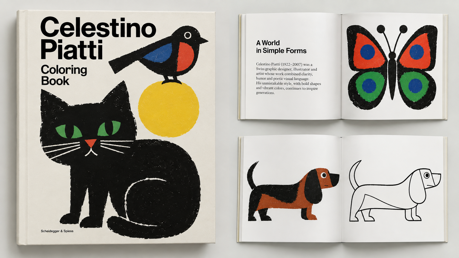 Celestino Piatti: Coloring Book