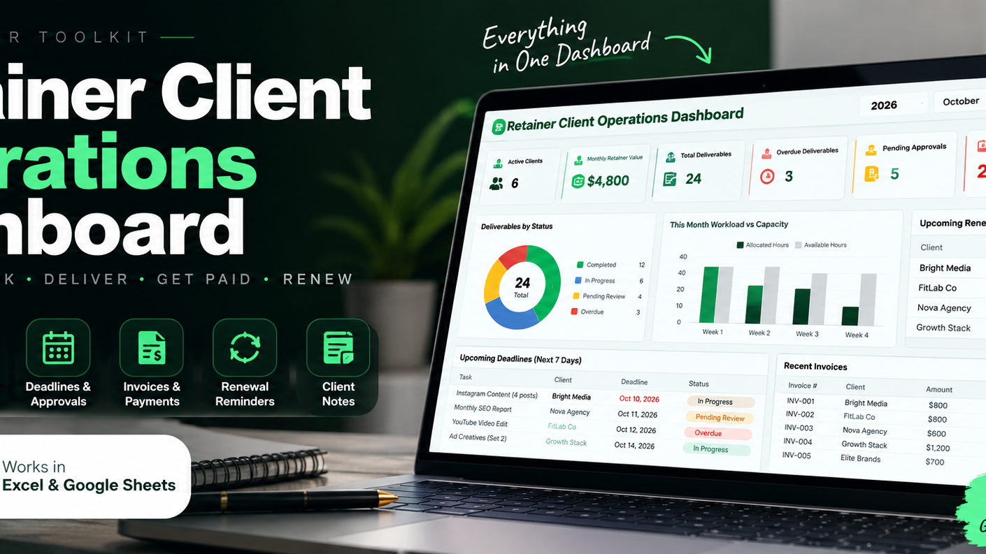 Retainer Client Operations Dashboard