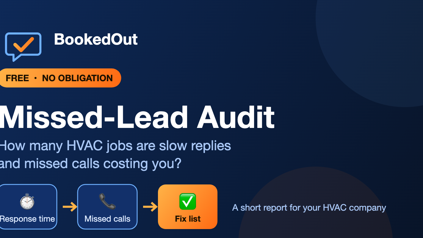 Free Missed-Lead Audit for HVAC Companies