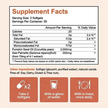 Pumpkin Seed Oil softgels