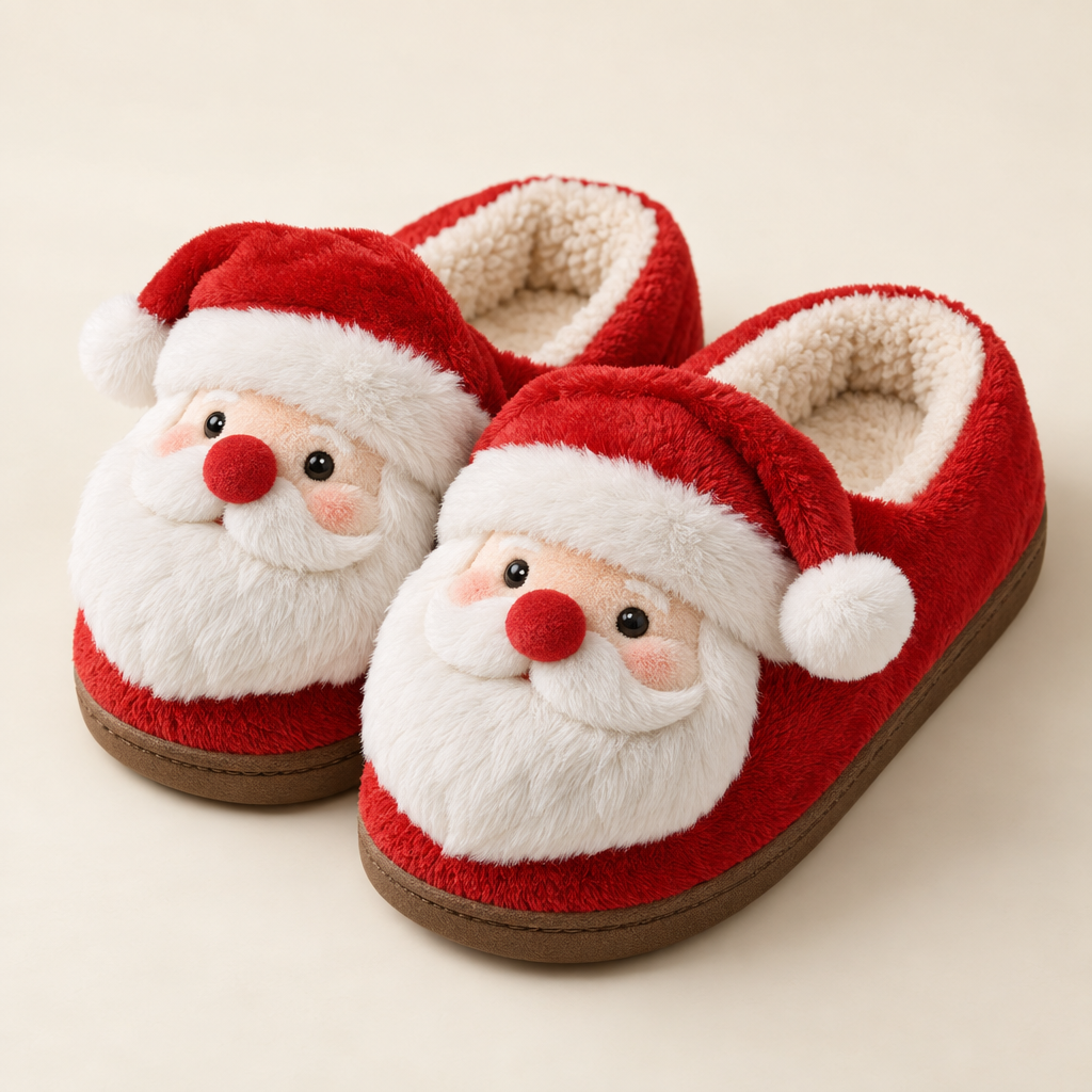 Santa Christmas Slippers
