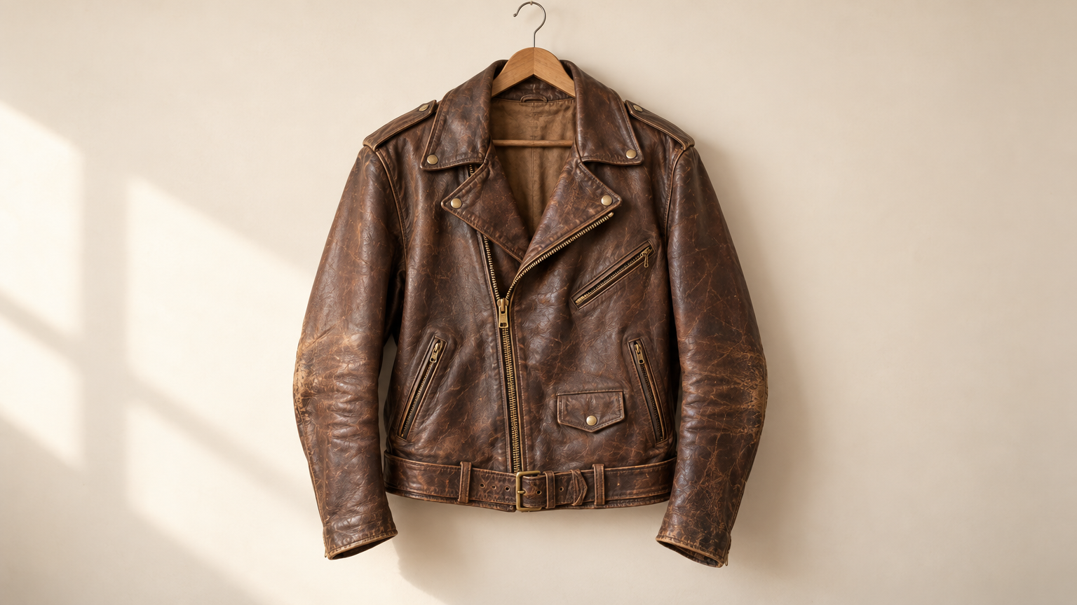 1970s Brown Leather Jacket